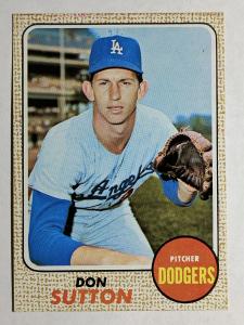 1968 Topps #103 Don Sutton Baseball Card