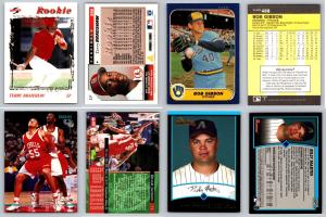 Reggie Jackson, Billy Martin, Bob Gibson, Terry Bradshaw Cards