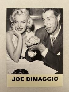 1988 Joe DiMaggio Promo Card with Marilyn Monroe