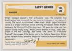 1980-84 SSPC Baseball Immortals Harry Wright #70