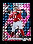 Josh Allen 2025 Mosaic Pink Camo Card #150