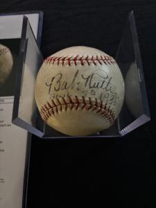 Babe Ruth Autographed Signed Baseball 
