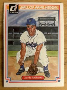 1983 Donruss Jackie Robinson Baseball Card #6