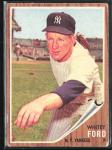 Whitey Ford 1962 Topps Baseball Card #310