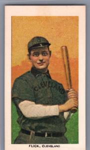 Elmer Flick T206 Reprint Baseball Card