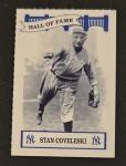 1992 Aiwa Yankees Hall of Fame Stan Coveleski Card