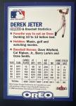 2000 Fleer Derek Jeter Oreo Contest Card