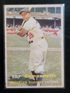 1957 Topps Roy Campanella Card #210