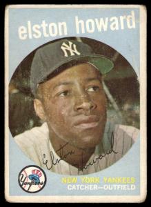 1959 Topps Elston Howard Yankees Baseball Card
