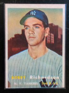 1957 Topps Bobby Richardson #286 Rookie Card