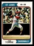 Joe Torre 1974 Topps #15 St. Louis Cardinals