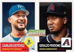 Topps Living Set Carlos Estevez & Geraldo Perdomo
