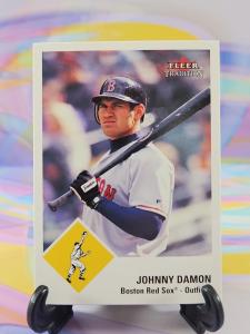 2003 Fleer Tradition Johnny Damon Baseball Card
