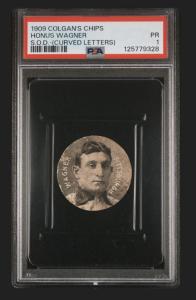 1909 Colgan's Chips Honus Wagner Sports Card