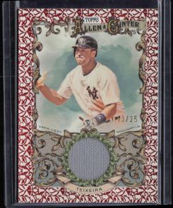 2025 Allen & Ginter Mark Teixeira Relics #/25