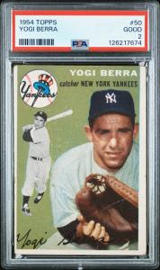 1954 Topps Yogi Berra #50 Card