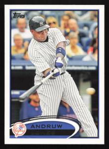 2012 Topps #614 Andruw Jones Yankees Card