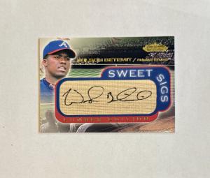 2001 Fleer Showcase Betemit Bat Relic Auto