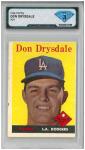 1958 Topps Don Drysdale Baseball Card #25