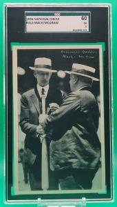 1936 R313 National Chicle Connie Mack John McGraw Card