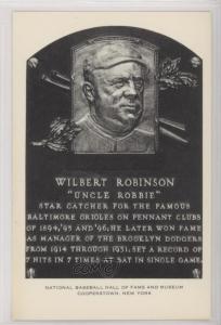 1953-63 Hall of Fame Postcards Wilbert Robinson