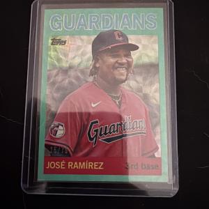 2025 Topps Archives Jose Ramirez Aqua Scope Card