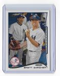 2014 Topps Brett Gardner Yankees Base Card #254