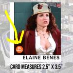 Elaine Benes 1986 Retro Baseball Card + Bonuses