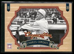 2012 Panini Cooperstown Charles Comiskey Card #21
