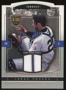 2004 Skybox Jersey Proof Jorge Posada #36 /299