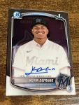 Kevin DeFrank 2025 Bowman Chrome Marlins Auto Card
