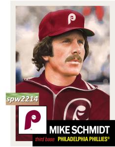 Topps Living Set Mike Schmidt Baseball Card #900