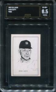 Hugh Duffy 1950 Callahan Boston Braves Card