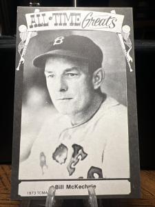 Bill McKechnie HOF TCMA Postcard 1973-79