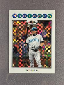 2008 Topps Chrome Ichiro Suzuki Xfractor Card