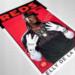 Elly De La Cruz Reds Baseball Card Poster 11x17