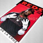 Elly De La Cruz Reds Baseball Card Poster 11x17