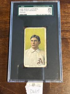 1909-11 T206 Chief Bender Portrait Card SGC 1.5