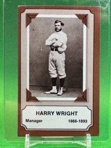 1975 Fleer Harry Wright Patches - Baseball Legend