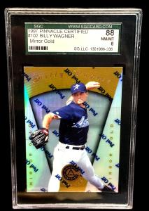 Billy Wagner 1997 Pinnacle Mirror Gold SSP Card
