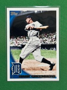 2010 Topps Hank Greenberg Legend Short Print Card