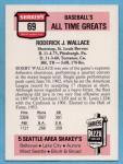 1976 Bobby Wallace Shakey's Pizza Card #69