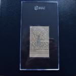 1936 Ted Lyons Chicago Sport Stamp SGC 1