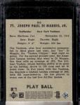 2003 Upper Deck Joe DiMaggio Play Ball Reprint #R3