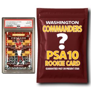 Washington Commanders PSA 10 Rookie Card Mystery Pack