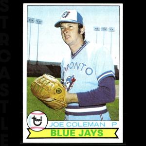 1979 Topps Joe Coleman #329 Blue Jays Card
