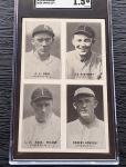 1929-30 Hack Wilson, Hornsby, Hartnett Sports Card
