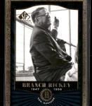 2001 SP Legendary Cuts Branch Rickey Card