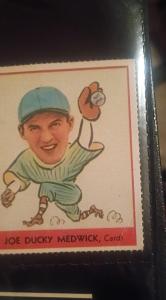 1938 Goudey Joe Medwick Baseball Card #262