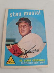 1959 Topps Stan Musial Baseball Card #150